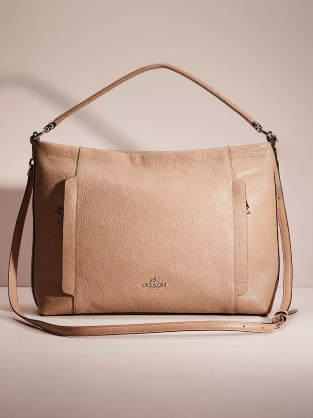 Coach Scout  Leather Hobo Shoulder With Crossbody Strap